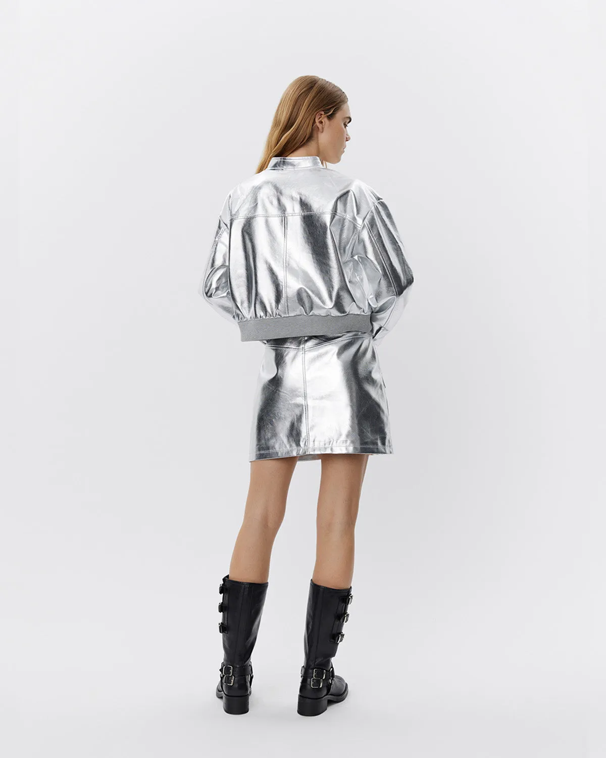 LARASW SKIRT - Silver