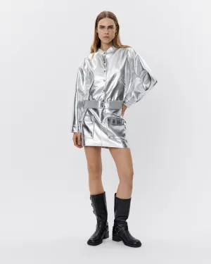 LARASW SKIRT - Silver