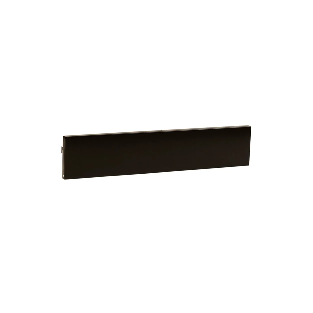 MAXe Metal Skirting 600mm Bay - W590 x H120 x T18 - Black Sand