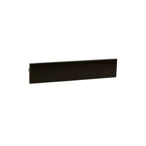 MAXe Metal Skirting 600mm Bay - W590 x H120 x T18 - Black Sand