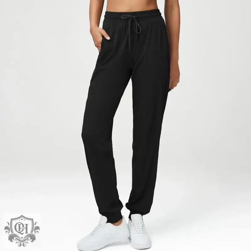 Mid Waist Nylon Sports Pants