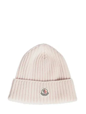 Moncler   Logo extrafine wool beanie 