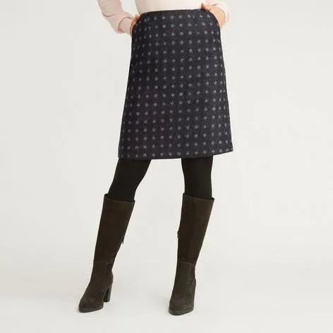 Moons Wool Geo Spot Skirt