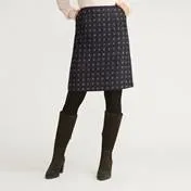 Moons Wool Geo Spot Skirt