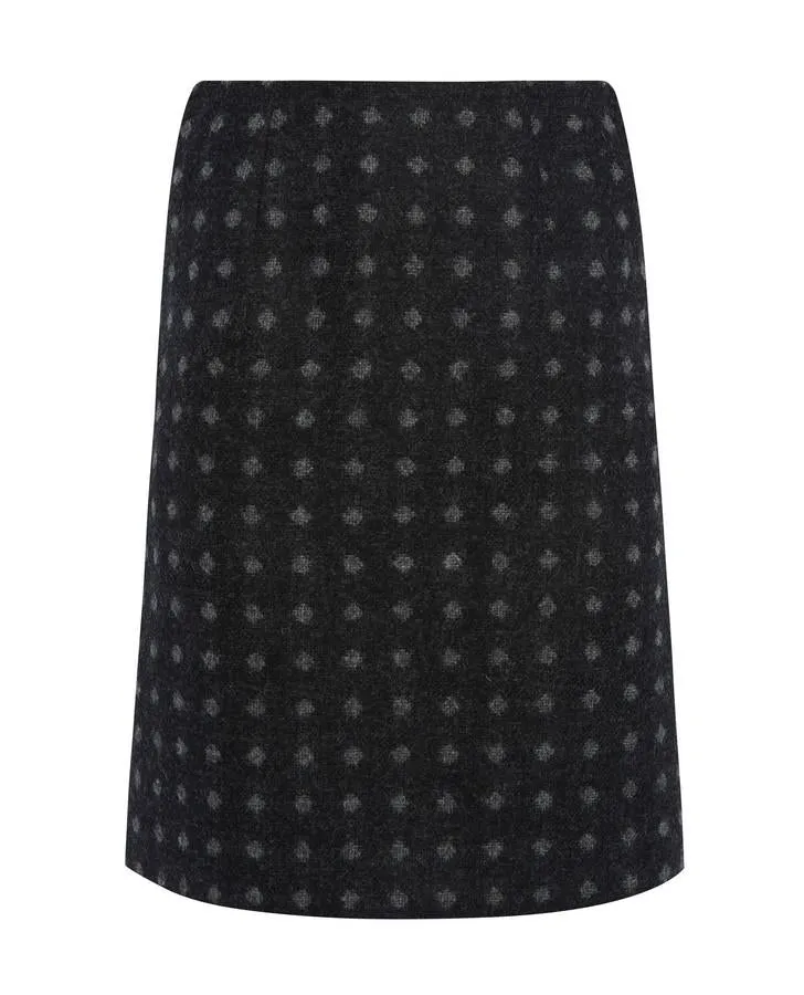 Moons Wool Geo Spot Skirt