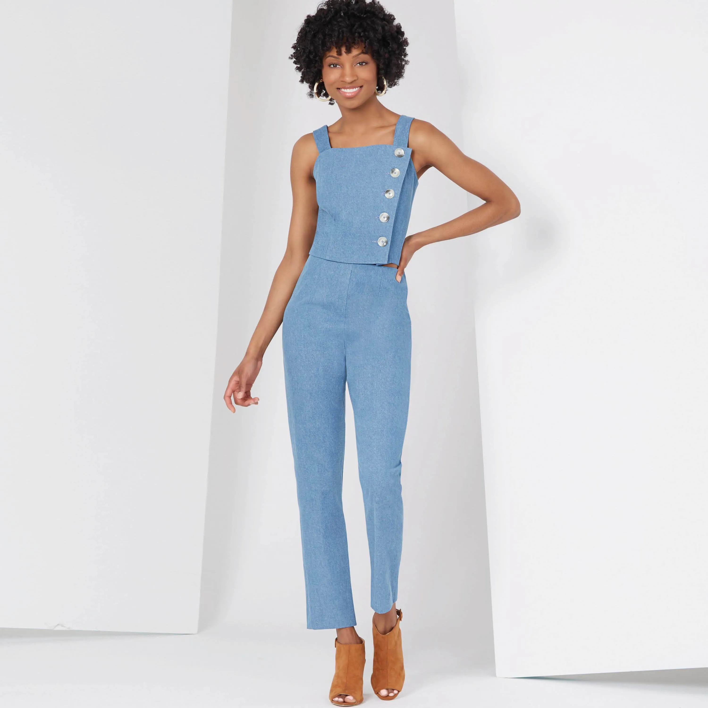 New Look 6627 Misses' Top, Skirt, And Pants pattern