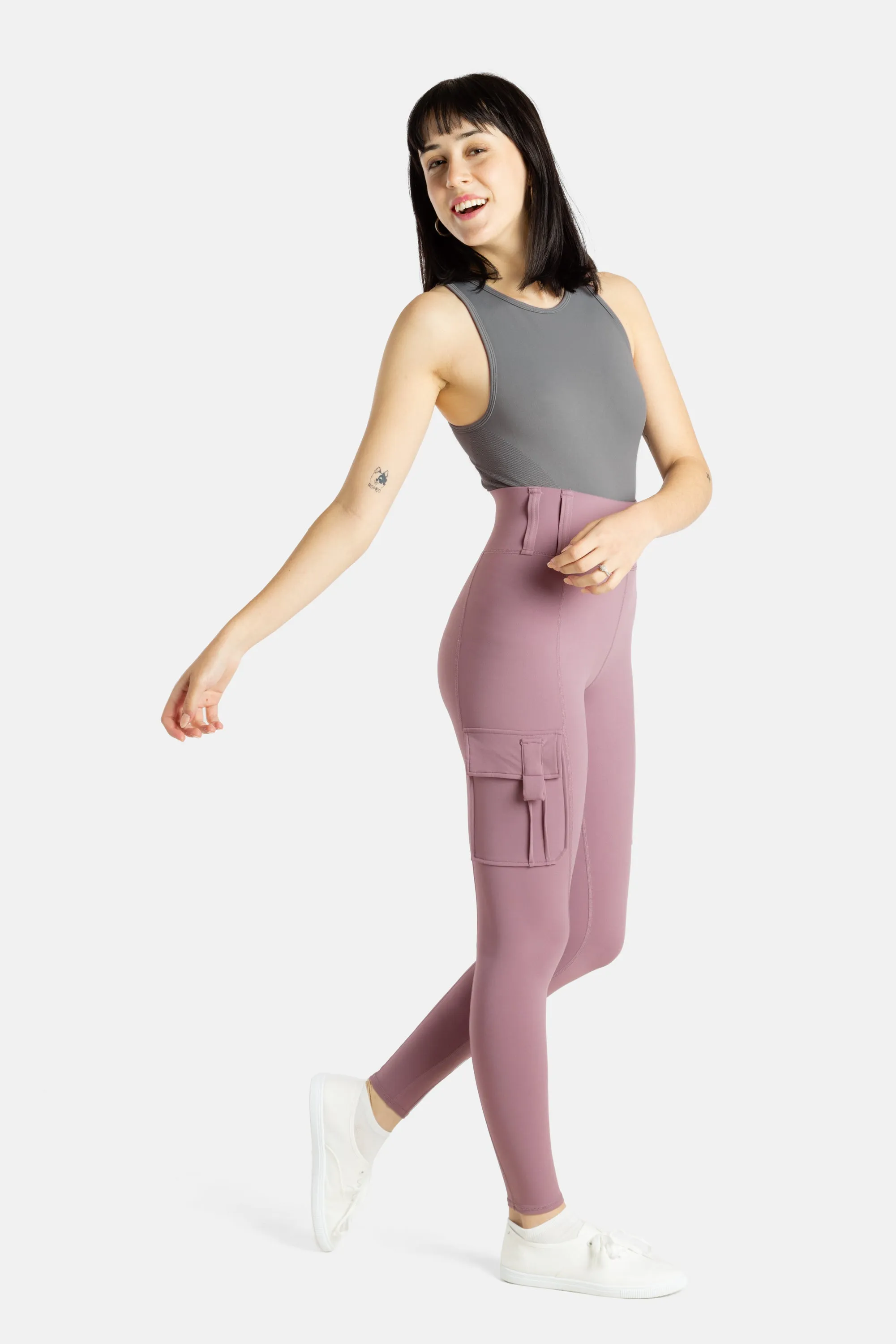 No Limbits Adaptive Women's Mauve Limited Dexterity Legging