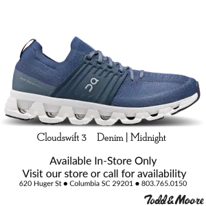 On Men's Cloudswift 3 Denim|Midnight