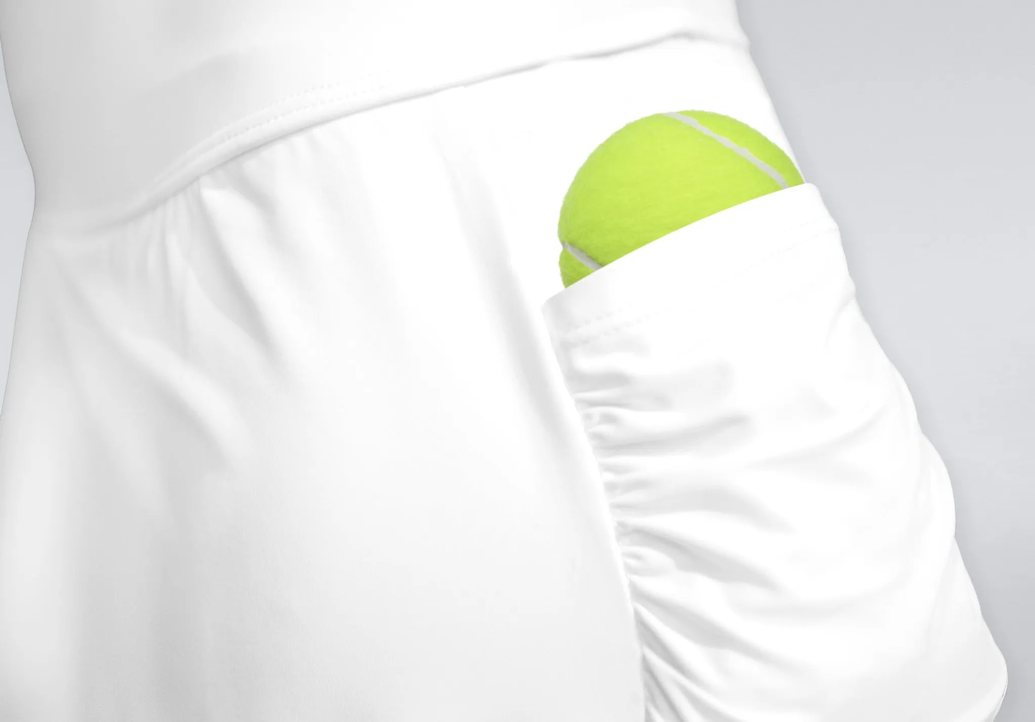 Pocket Skort White