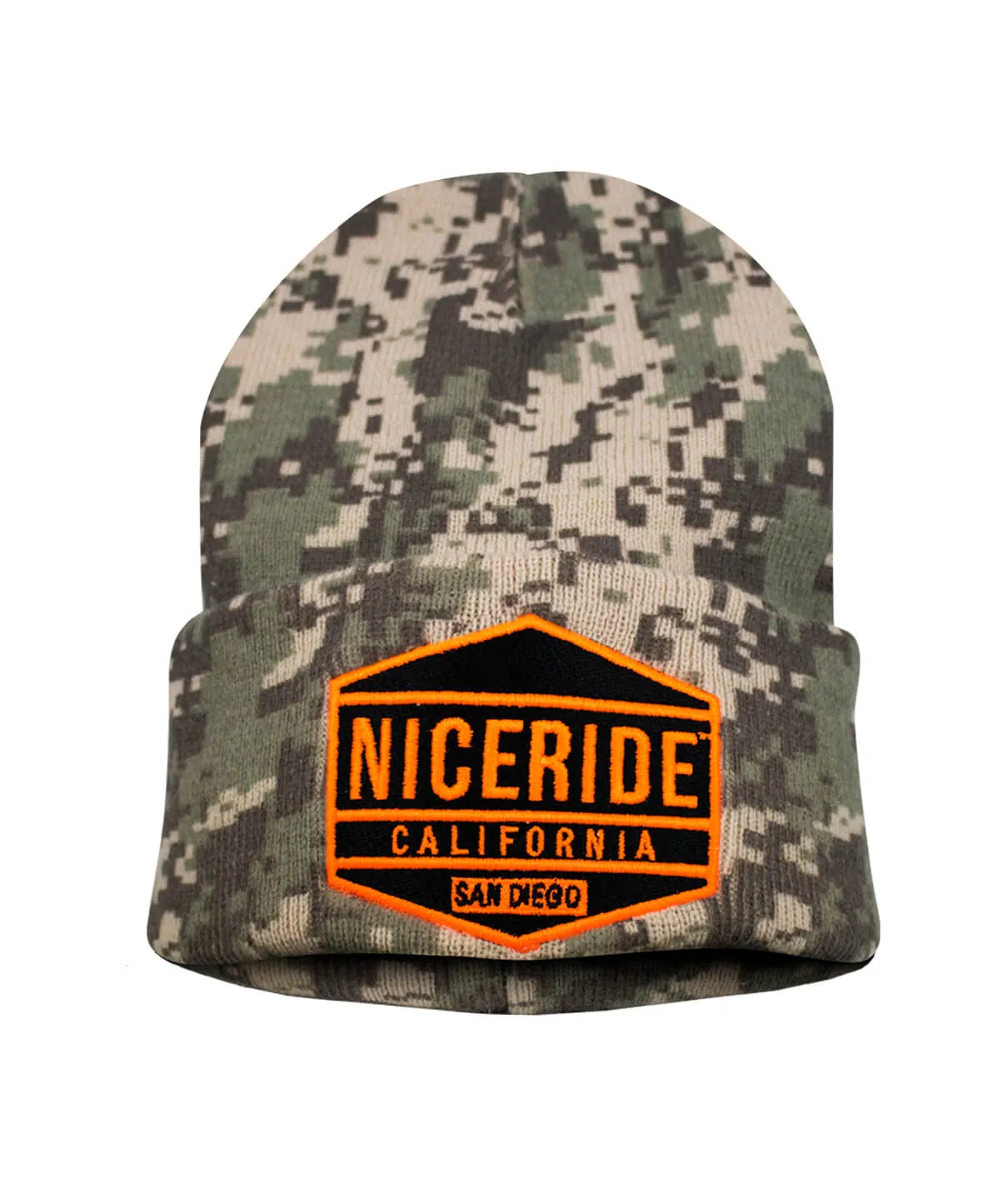 "Good Times" Digi Camo Cuff Beanie
