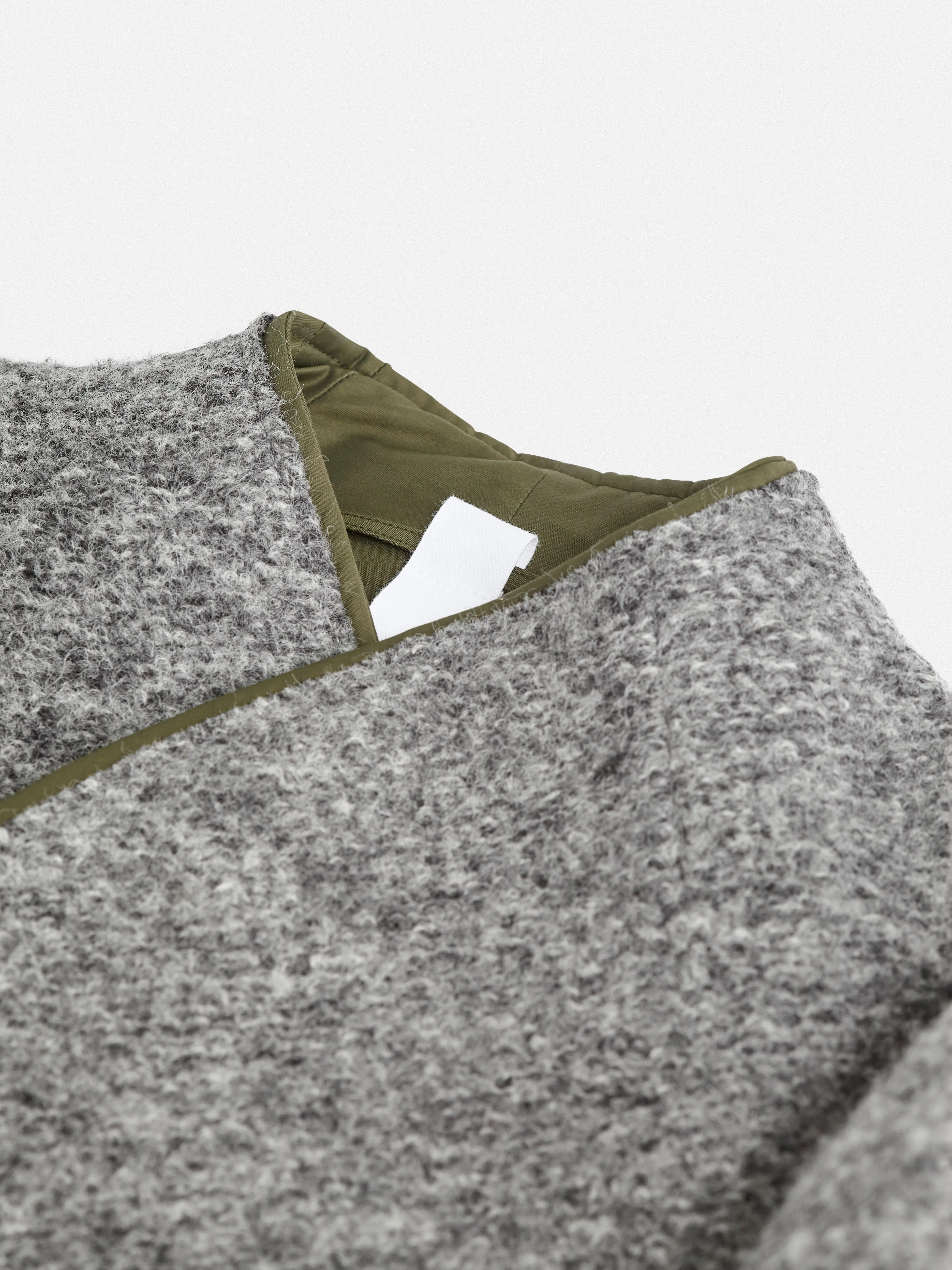Reversible double face coat