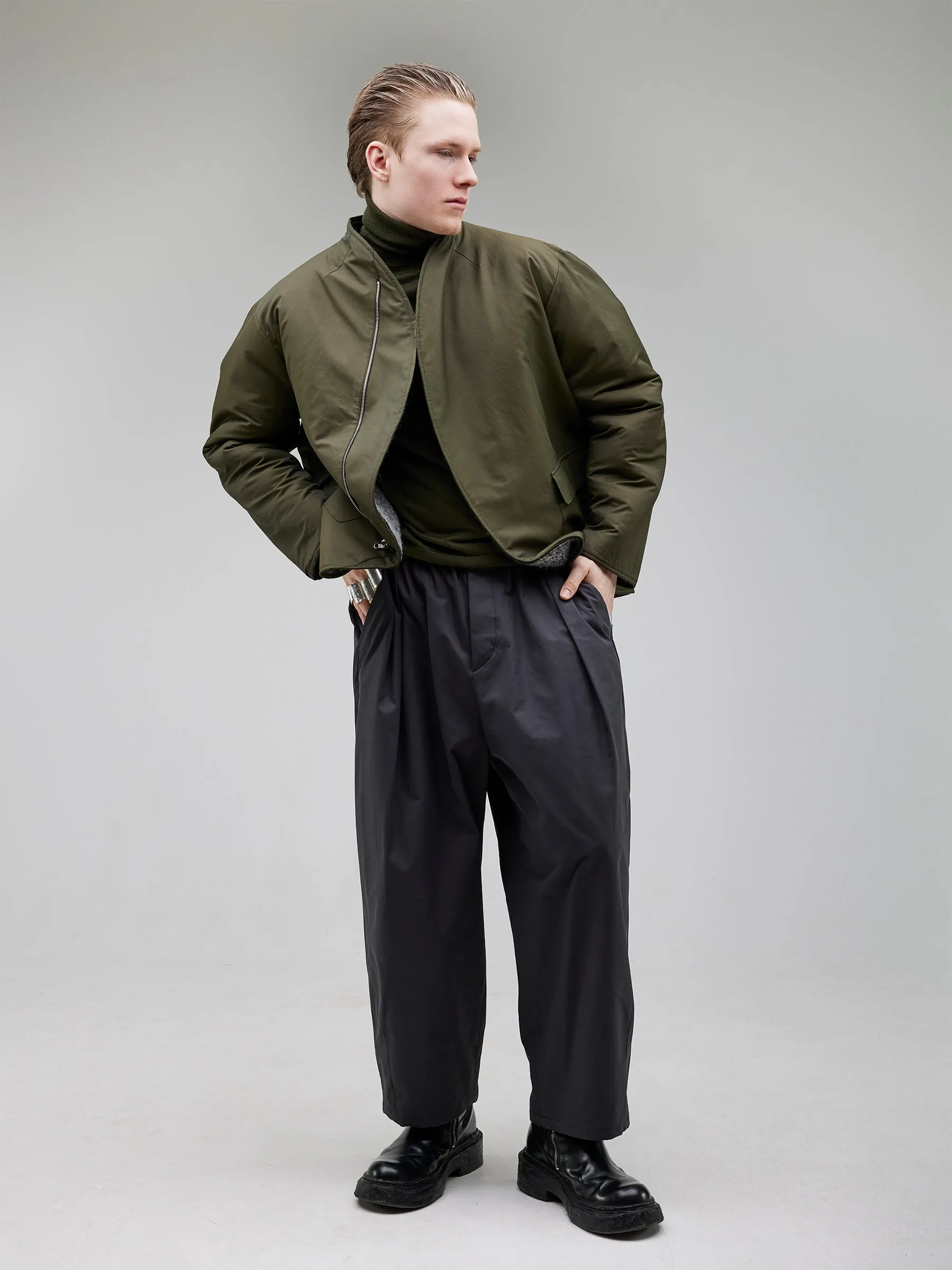 Reversible double face coat