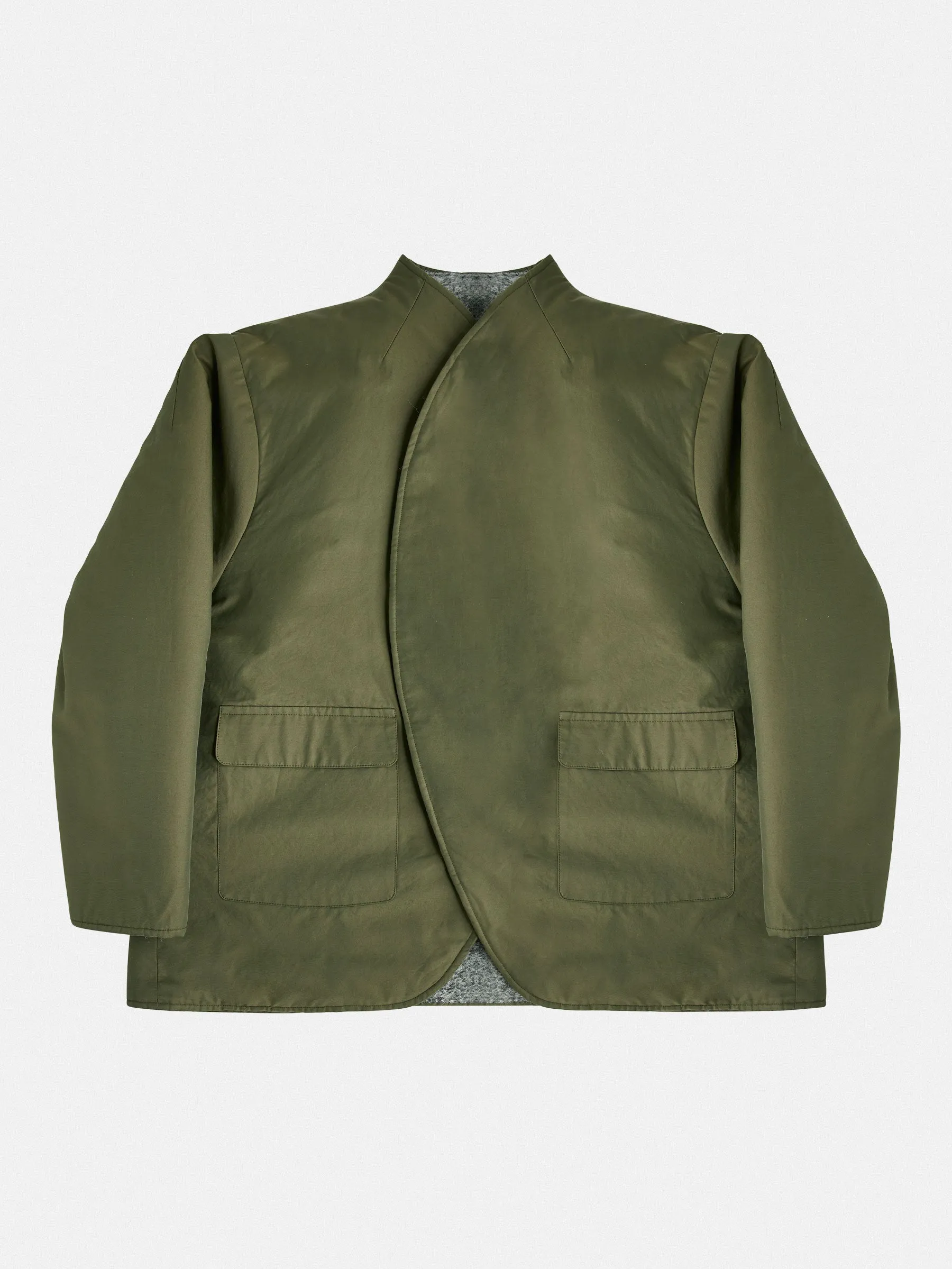 Reversible double face coat