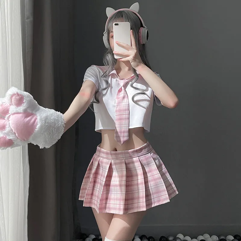 Sexy cute JK suit jacket   short skirt PL51777