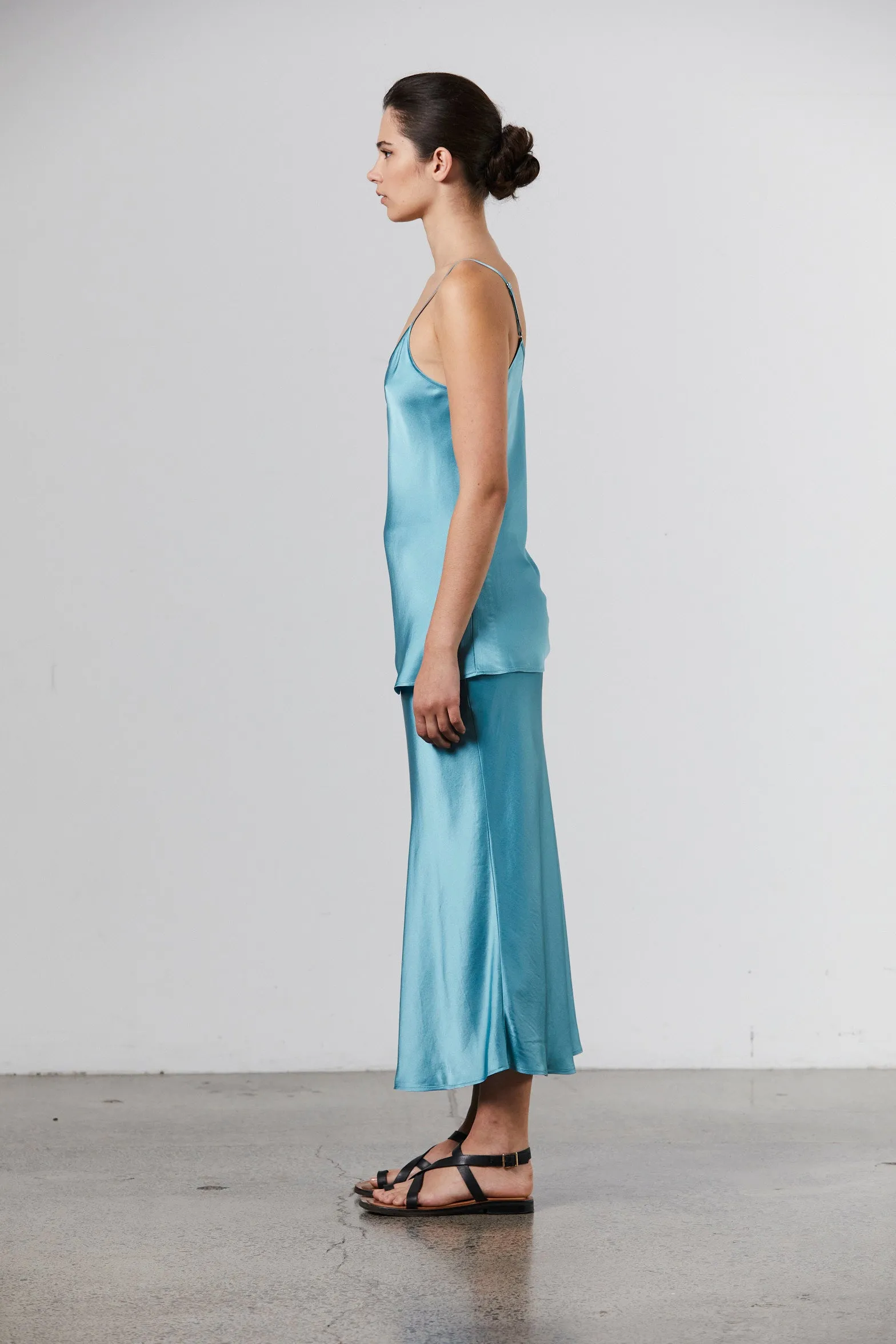 Silk Camisole - Cerulean