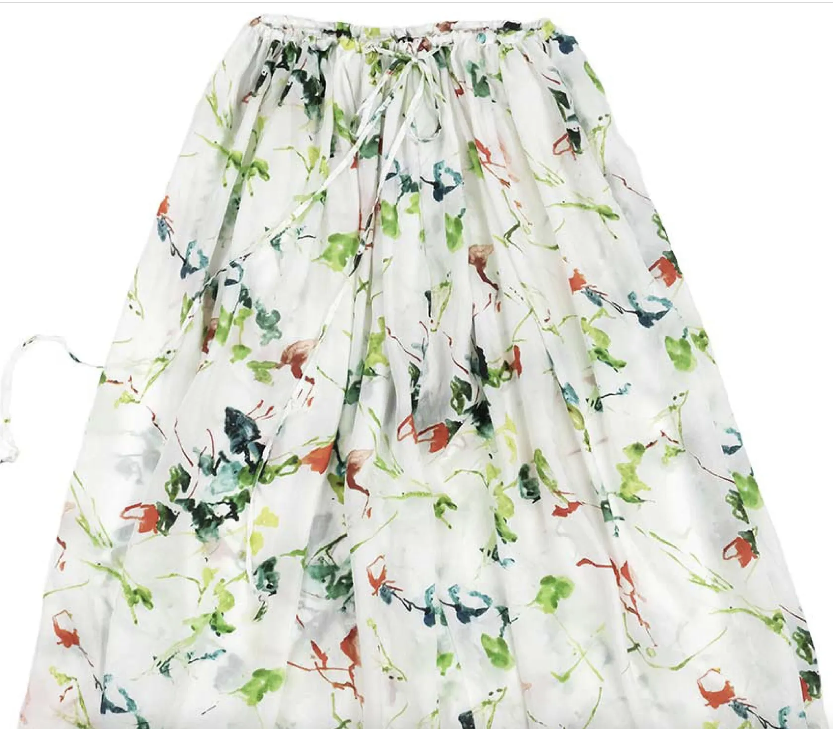 Silk floral skirt \  Issa