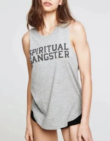 Spiritual Gangster Varsity Muscle Tank Top