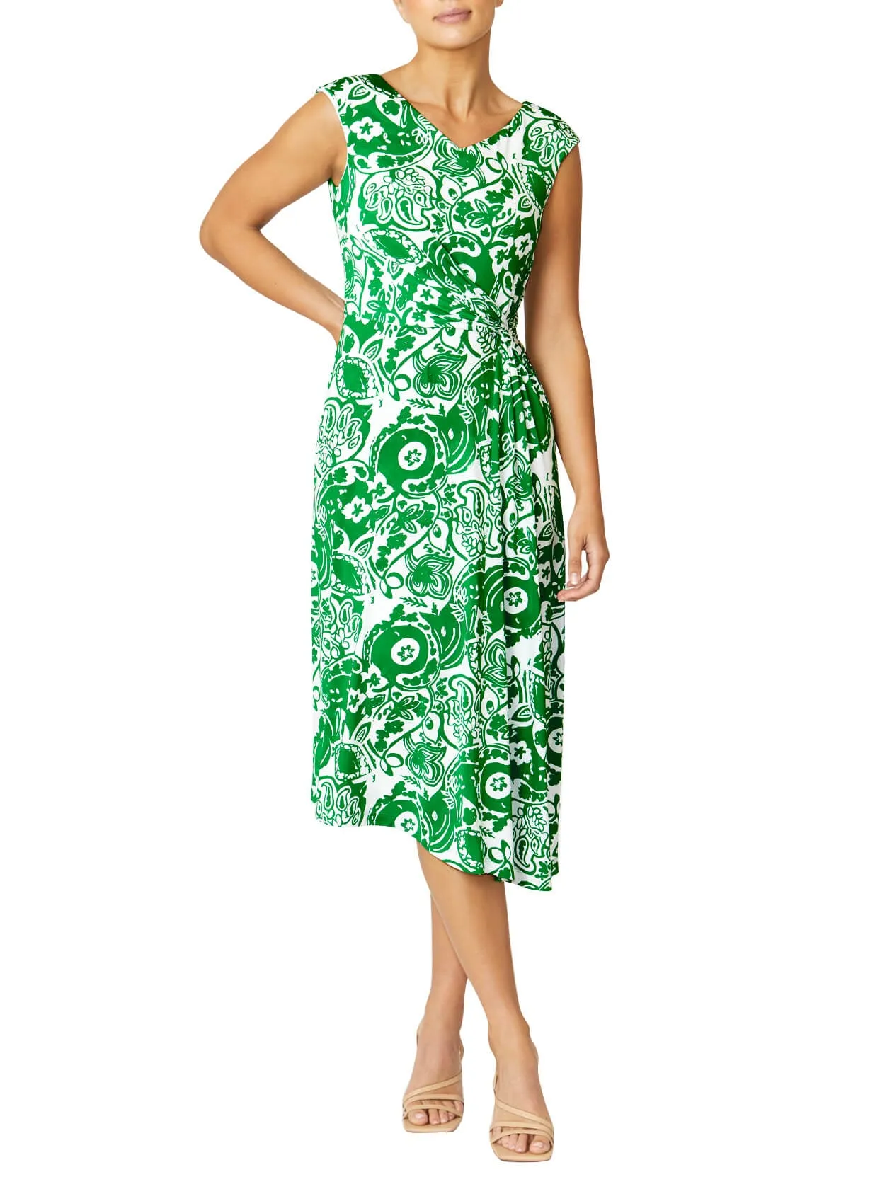 Tiffany Paisley Jersey Dress