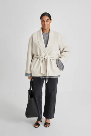 TULLE JACKET - CREAM