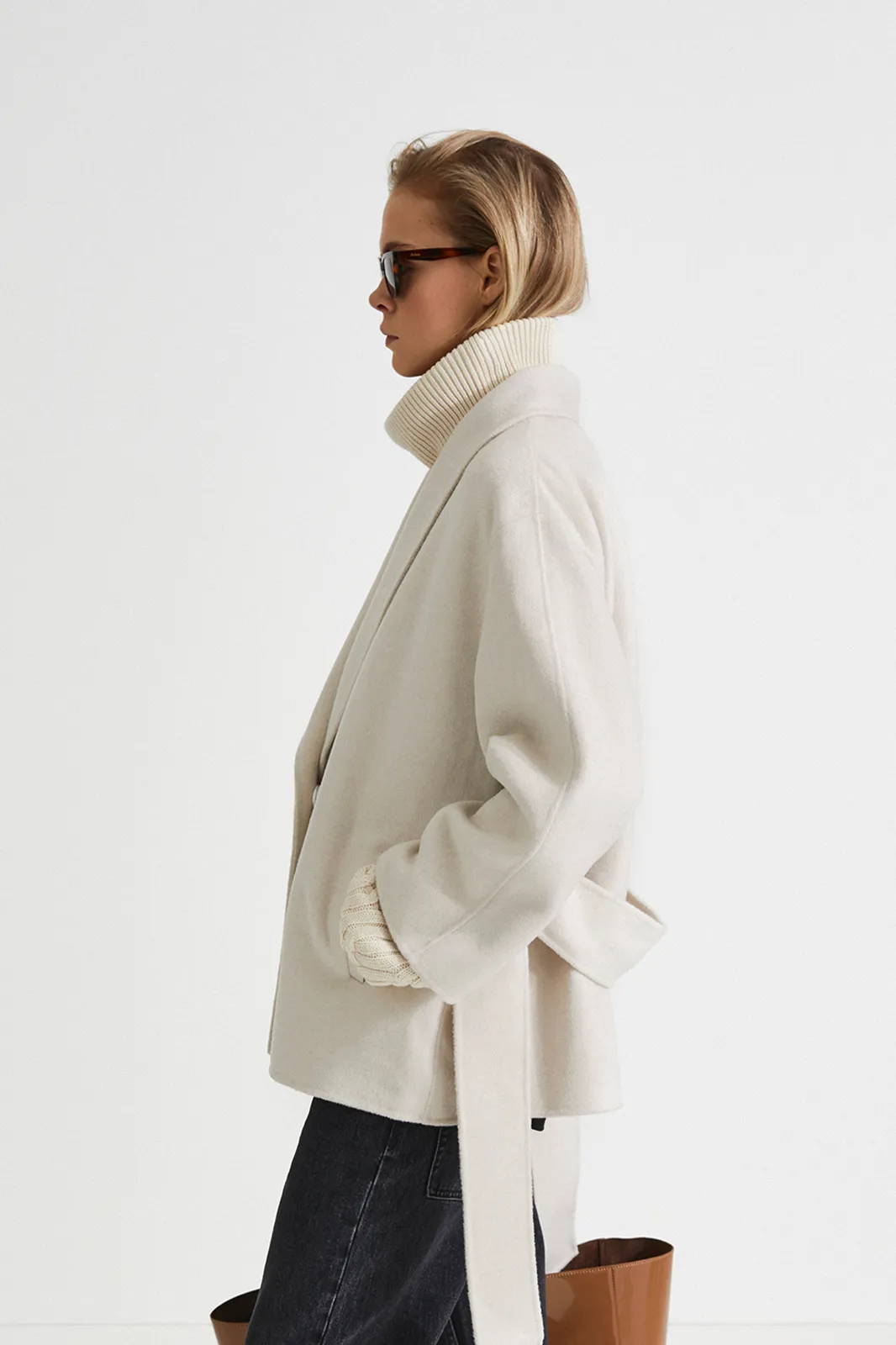 TULLE JACKET - CREAM