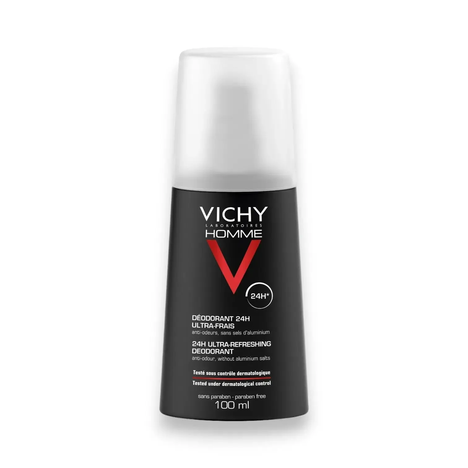 Vichy Homme V 24H Ultra-Fresh Deodorant 100ml