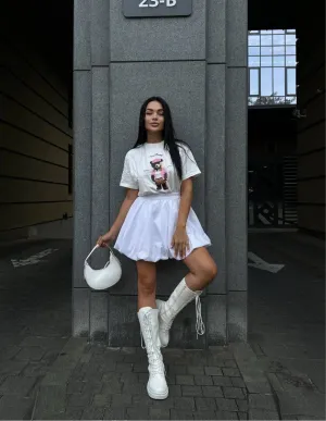 White skirt “Balloon”