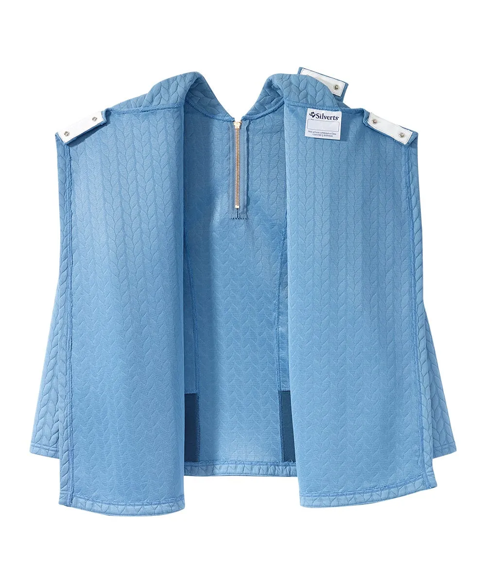 Women's Easy Dressing Open Back Half Zip Track Suit Top