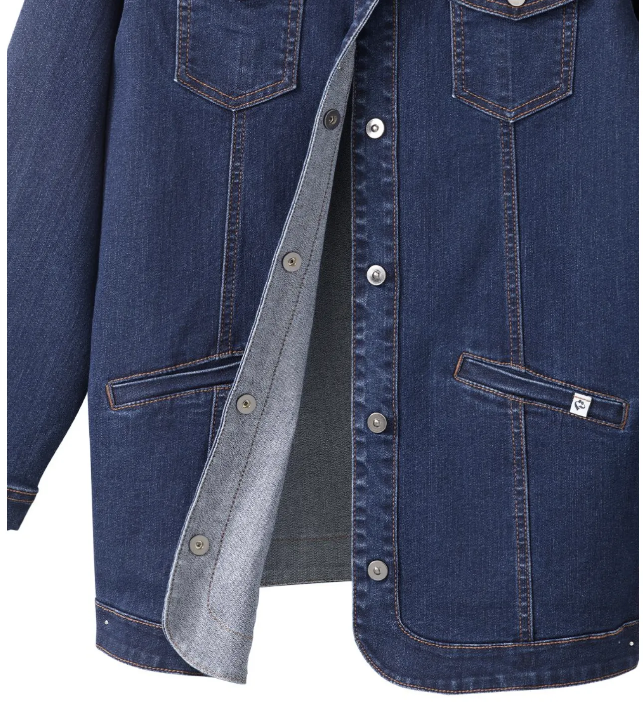 Women's Magnetic Closure Jean Jacket