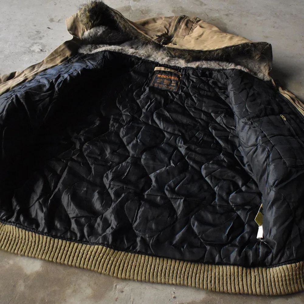 Woolrich N-2Bタイプ ミリタリー フライトジャケット 240209